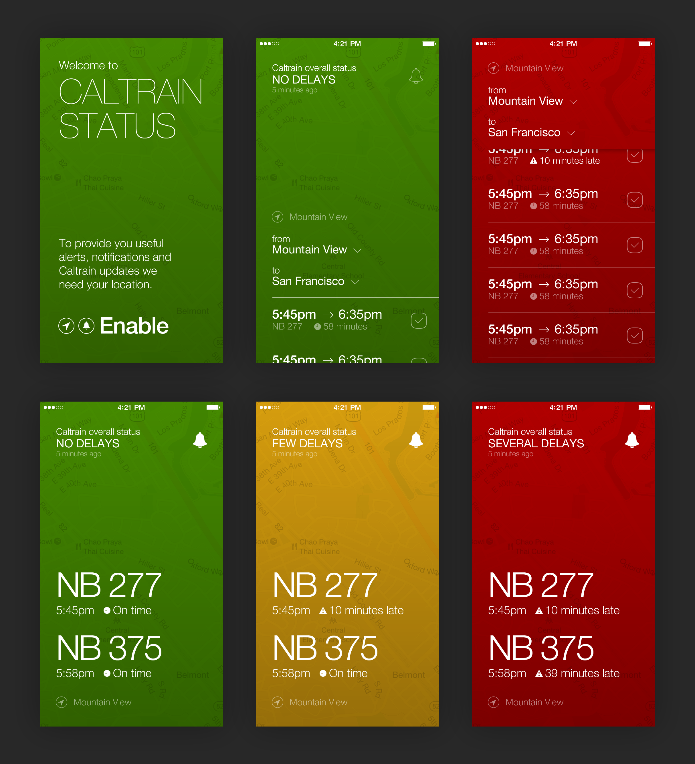 Caltrain App
